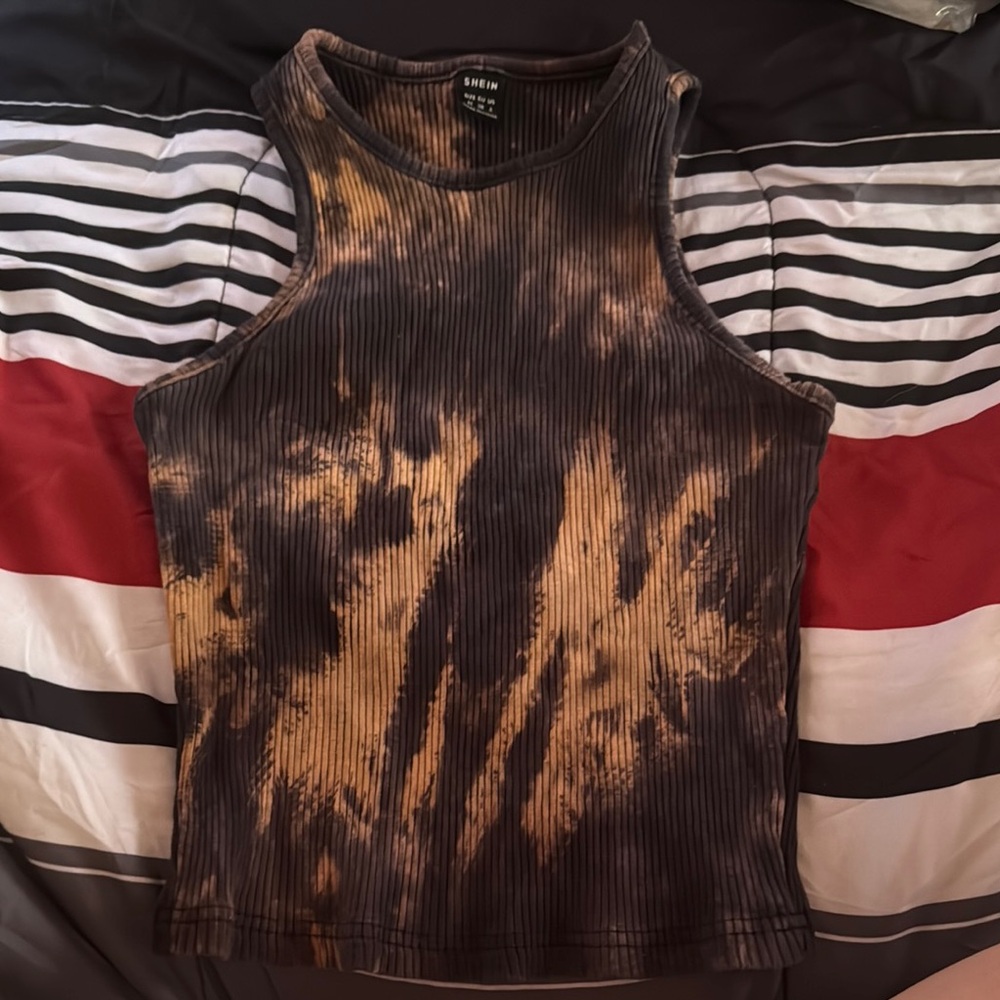 Tie-Dye Sleeveless Top
